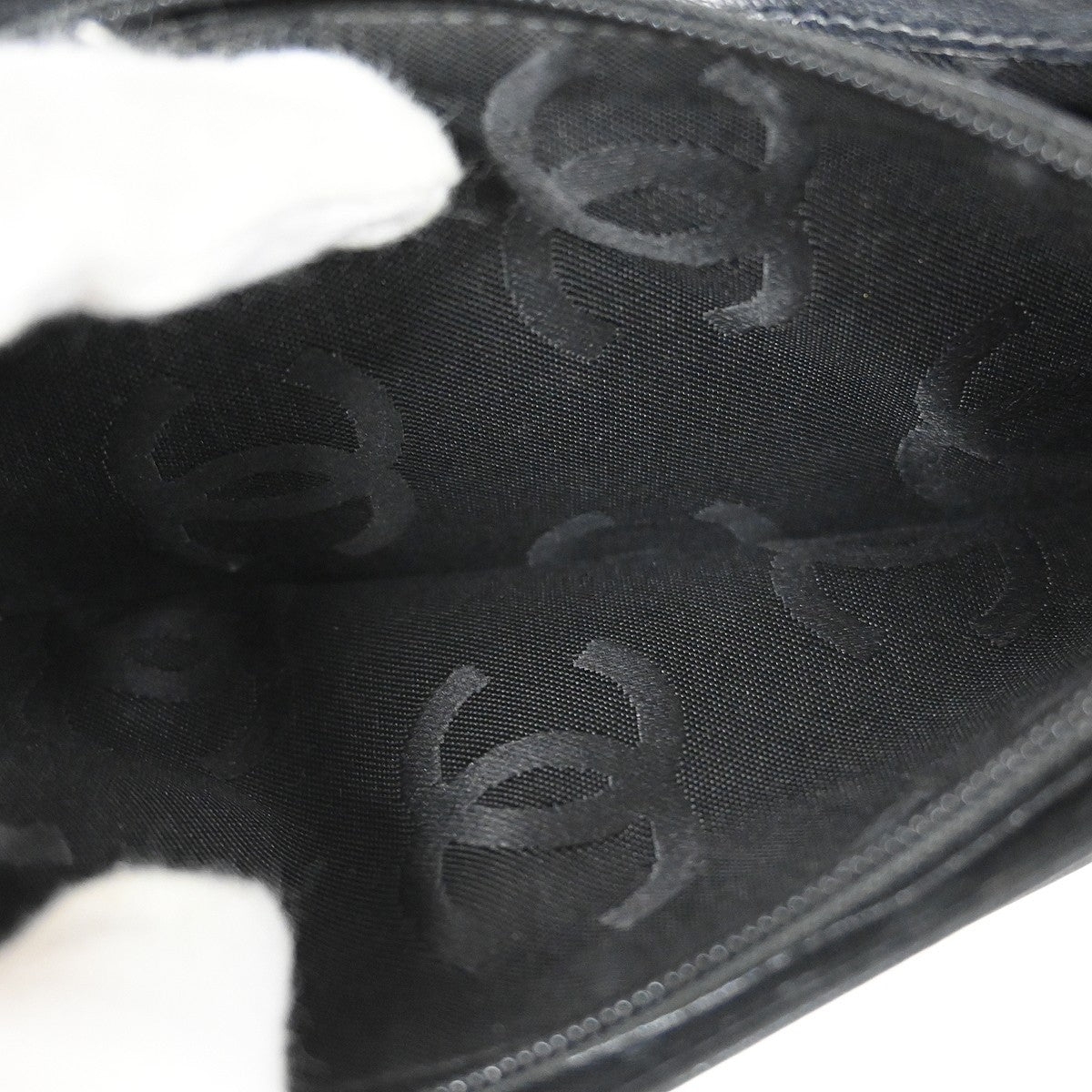 Chanel Timeless CC French Wallet Caviar, Black, Leather, Wallet