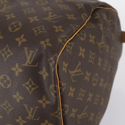 Louis Vuitton Keepall Bag Monogram Canvas, BROWN, CANVAS, Travel bag