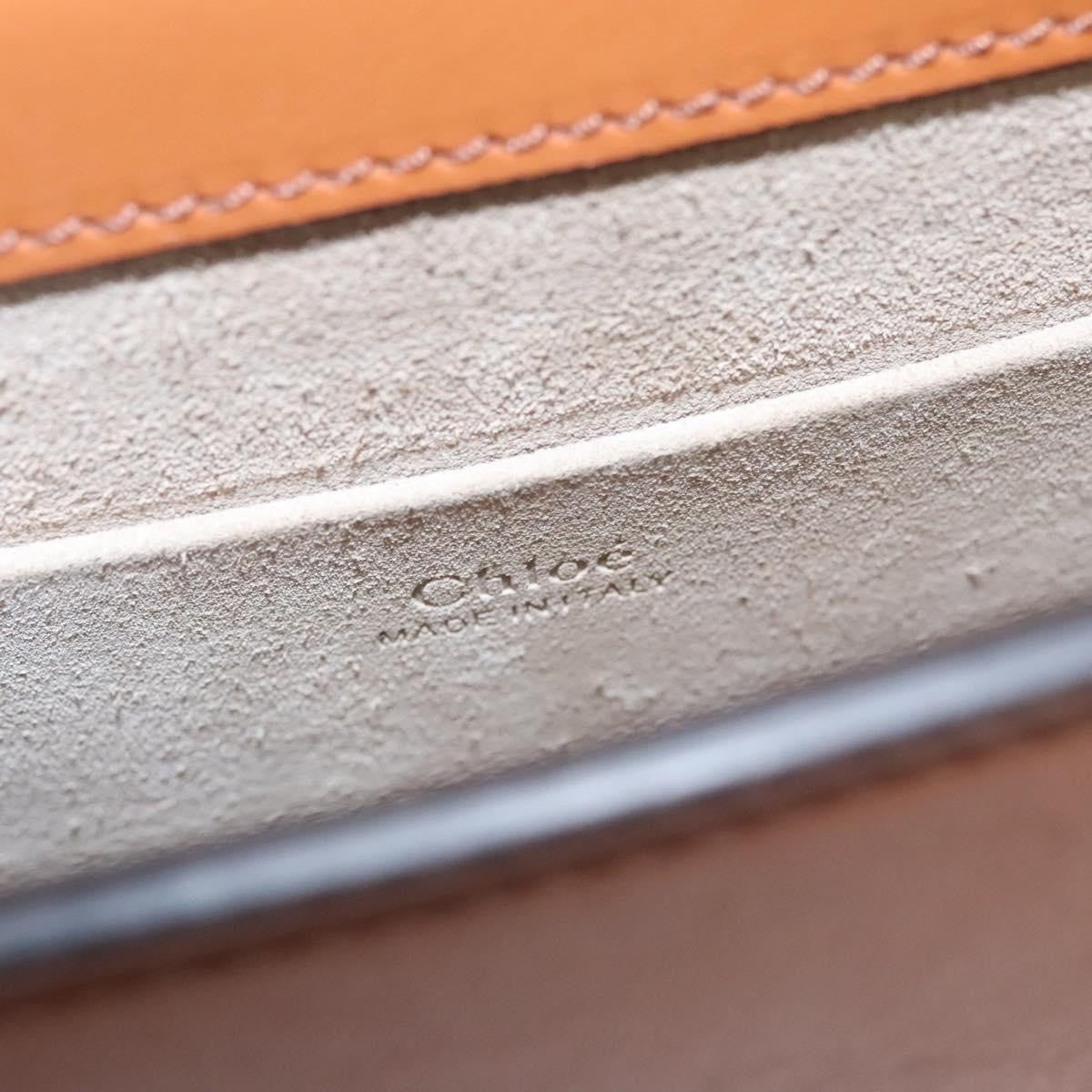 Chloe Nile Crossbody Bag Mirror Leather, BROWN, LEATHER, Crossbody bag