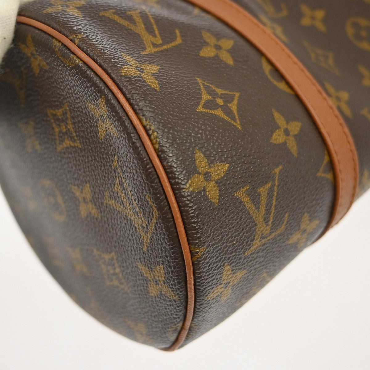 Louis Vuitton Papillon Handbag Monogram Canvas, Brown, Canvas, Handbag