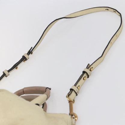 Chloe Ethel Handbag Leather, WHITE, LEATHER, Handbag