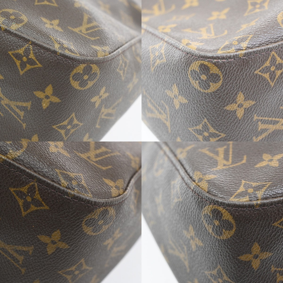 Louis Vuitton Looping Handbag Monogram Canvas, BROWN, CANVAS, Shoulder bag