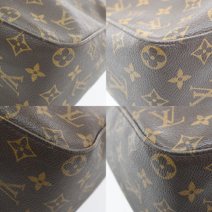 Louis Vuitton Looping Handbag Monogram Canvas, BROWN, CANVAS, Shoulder bag