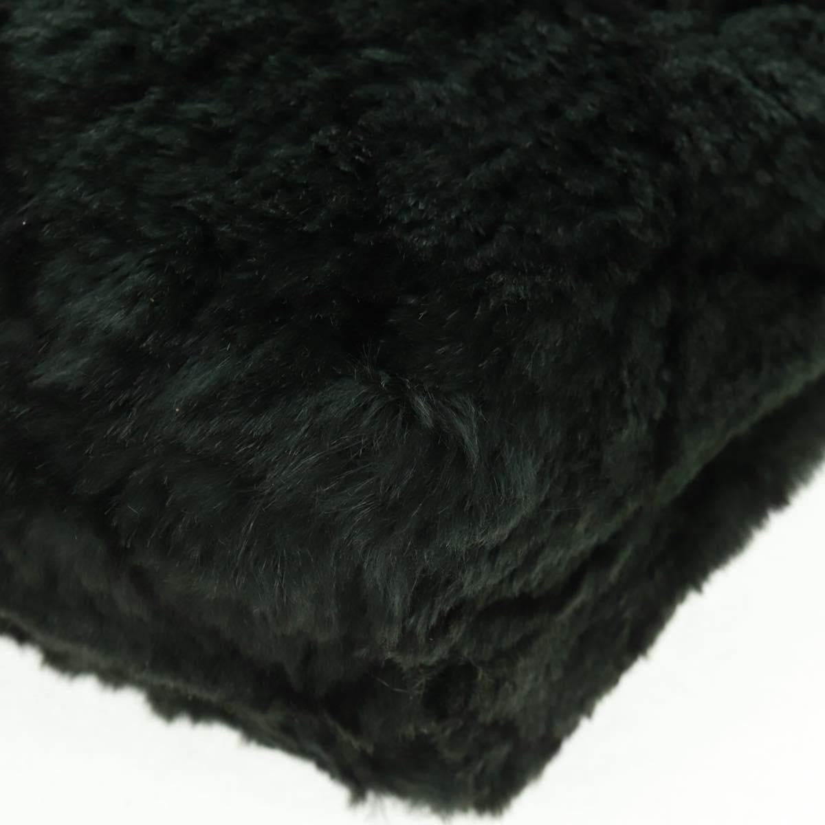 Chanel Chain Tote Lapin Fur, GREEN, FUR, Tote bag