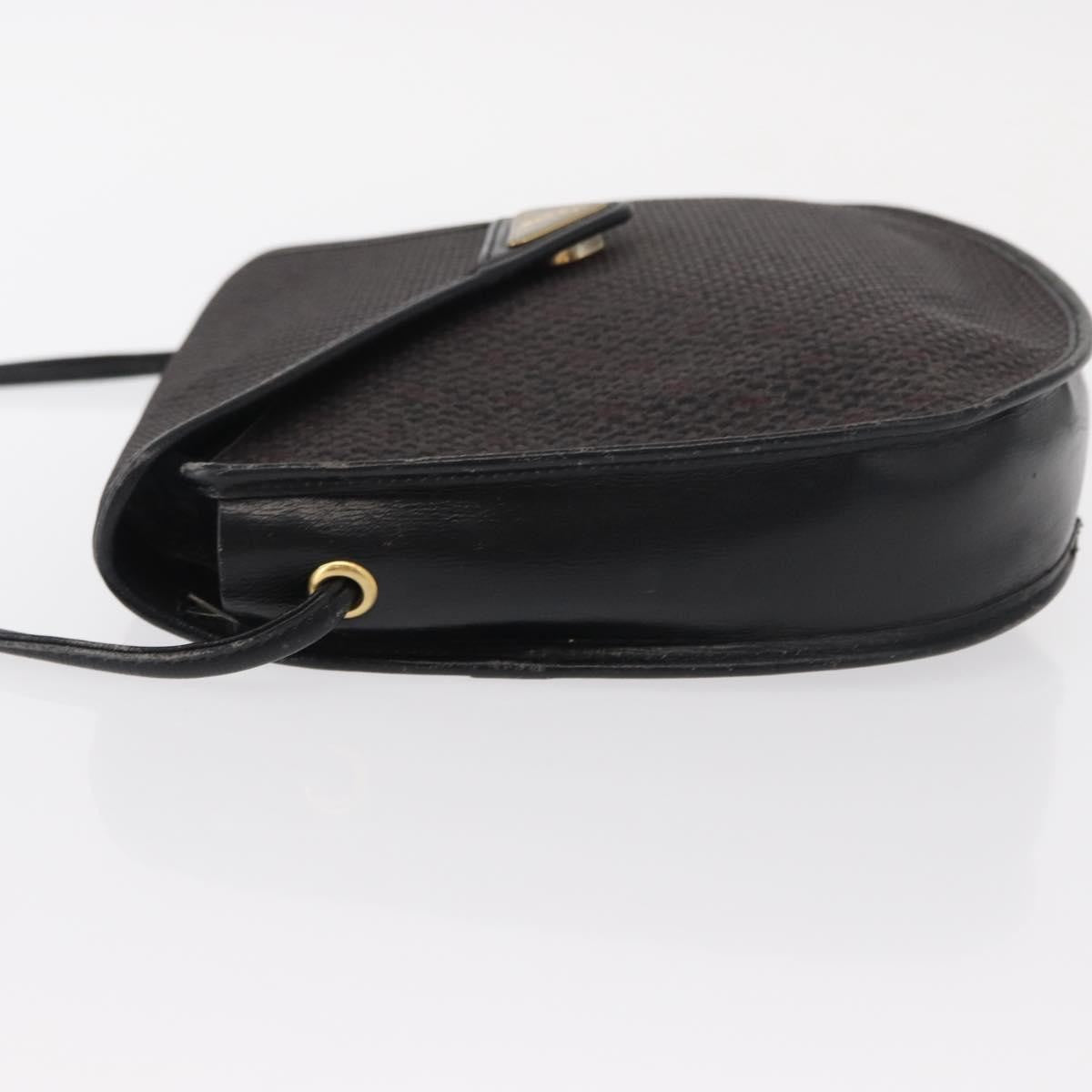Saint Laurent Vintage Shoulder Bag Canvas, BLACK, CANVAS, Shoulder bag