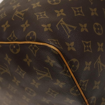 Louis Vuitton Keepall Bag Monogram Canvas, BROWN, CANVAS, Travel bag