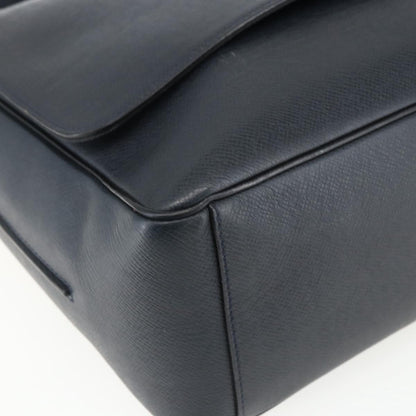 Louis Vuitton Roman Handbag Taiga Leather, NAVY, LEATHER, Shoulder bag