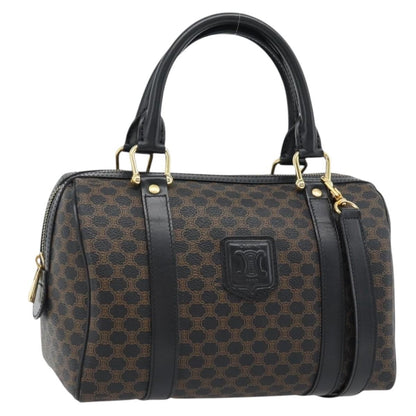 Celine Macadam Handbag Macadam with leather, Black, Canvas, Handbag