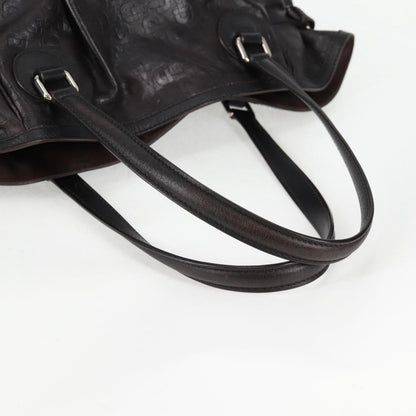 Gucci Full Moon Tote Leather, BLACK, LEATHER, Tote bag