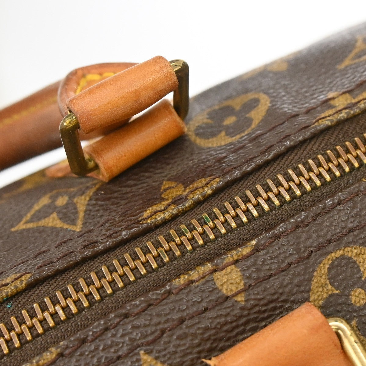 Louis Vuitton Speedy Handbag Monogram Canvas, Brown, Canvas, Handbag
