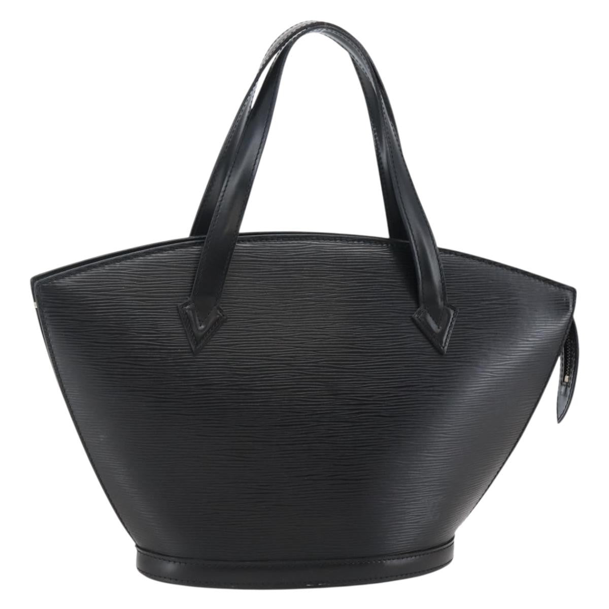 Louis Vuitton Saint Jacques Handbag Epi Leather, BLACK, LEATHER, Handbag