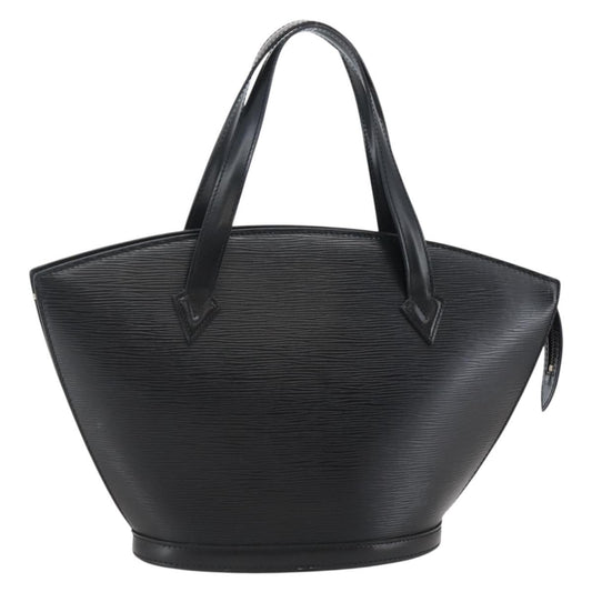 Louis Vuitton Saint Jacques Handbag Epi Leather, BLACK, LEATHER, Handbag