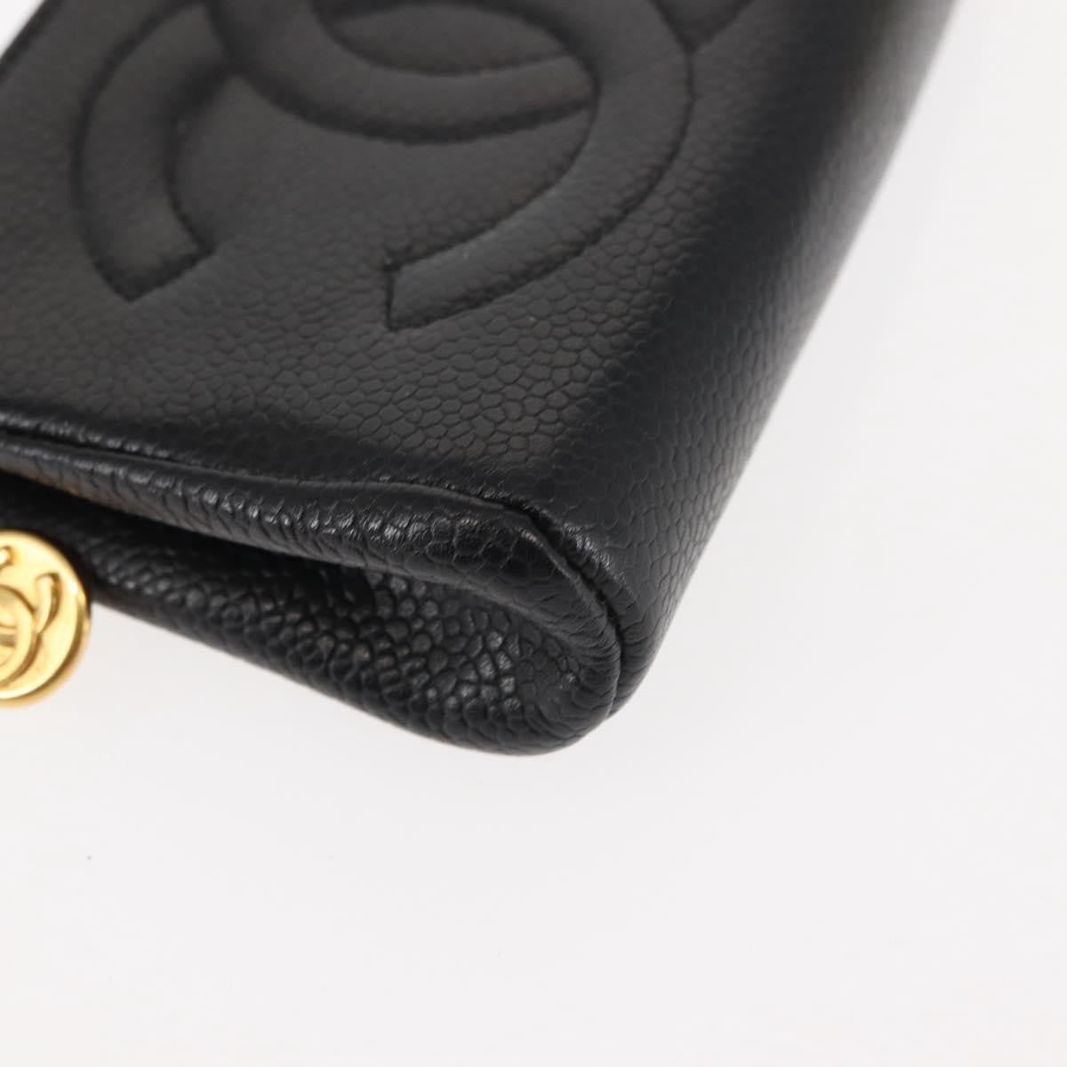 Chanel Timeless CC Wallet Caviar, BLACK, LEATHER, Wallets