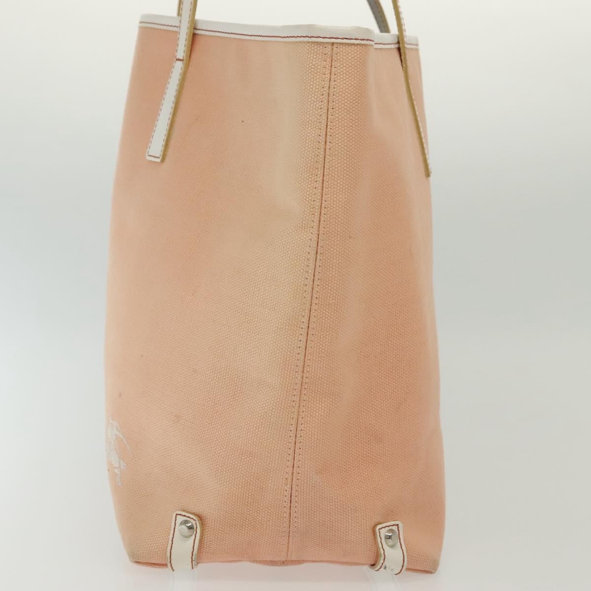 Burberry Blue Label Tote Bag Canvas, PINK, CANVAS, Tote bag