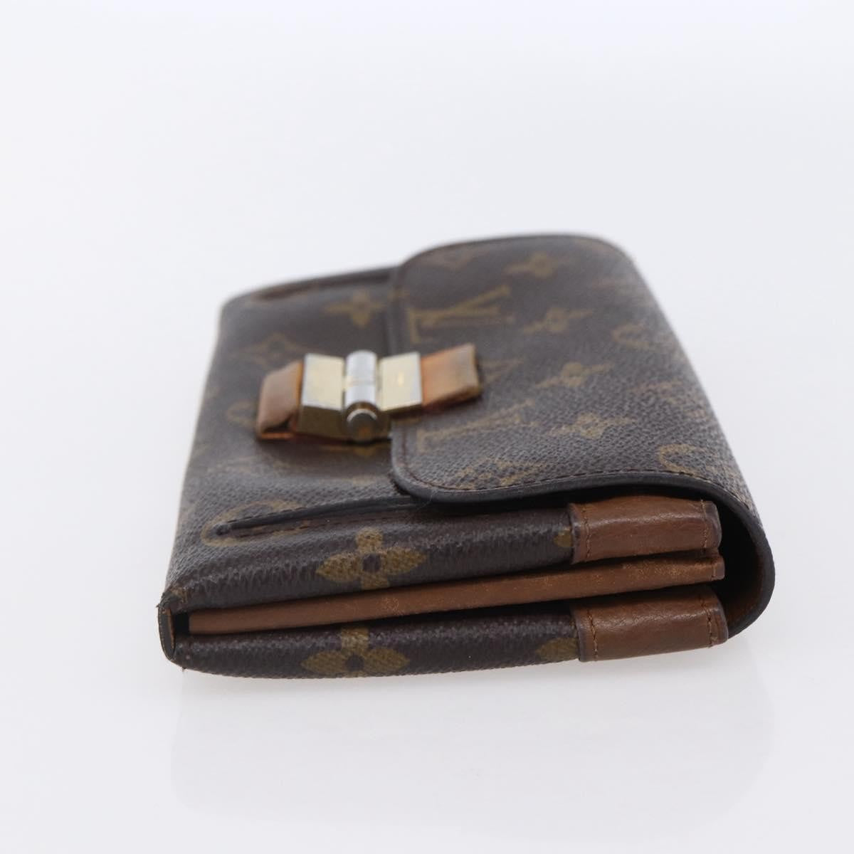 Louis Vuitton Elysee Wallet Monogram Canvas and Leather, CAMEL, CANVAS, Wallets