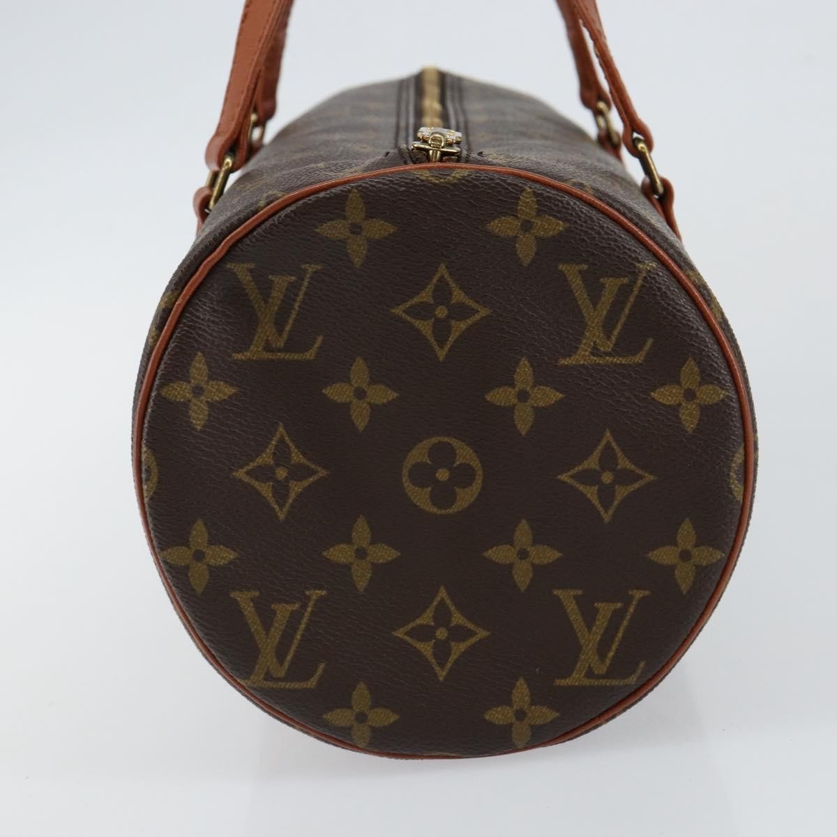 Louis Vuitton Papillon Handbag Monogram Canvas, BROWN, CANVAS, Handbag