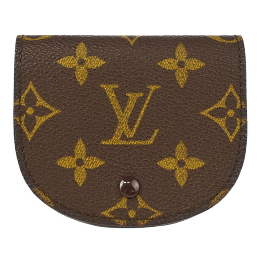 Louis Vuitton Porte Monnaie Gousset Canvas, BROWN, CANVAS, Wallets