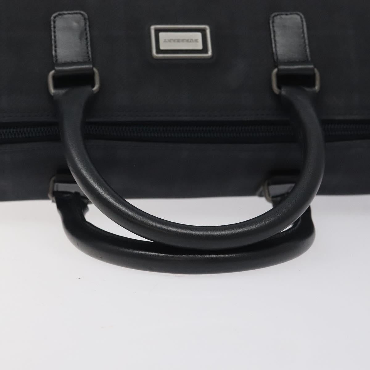Burberry Nova check boston bag Canvas, NAVY, CANVAS, Handbag
