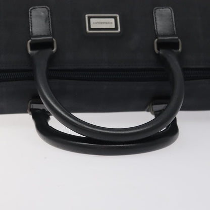 Burberry Nova check boston bag Canvas, NAVY, CANVAS, Handbag