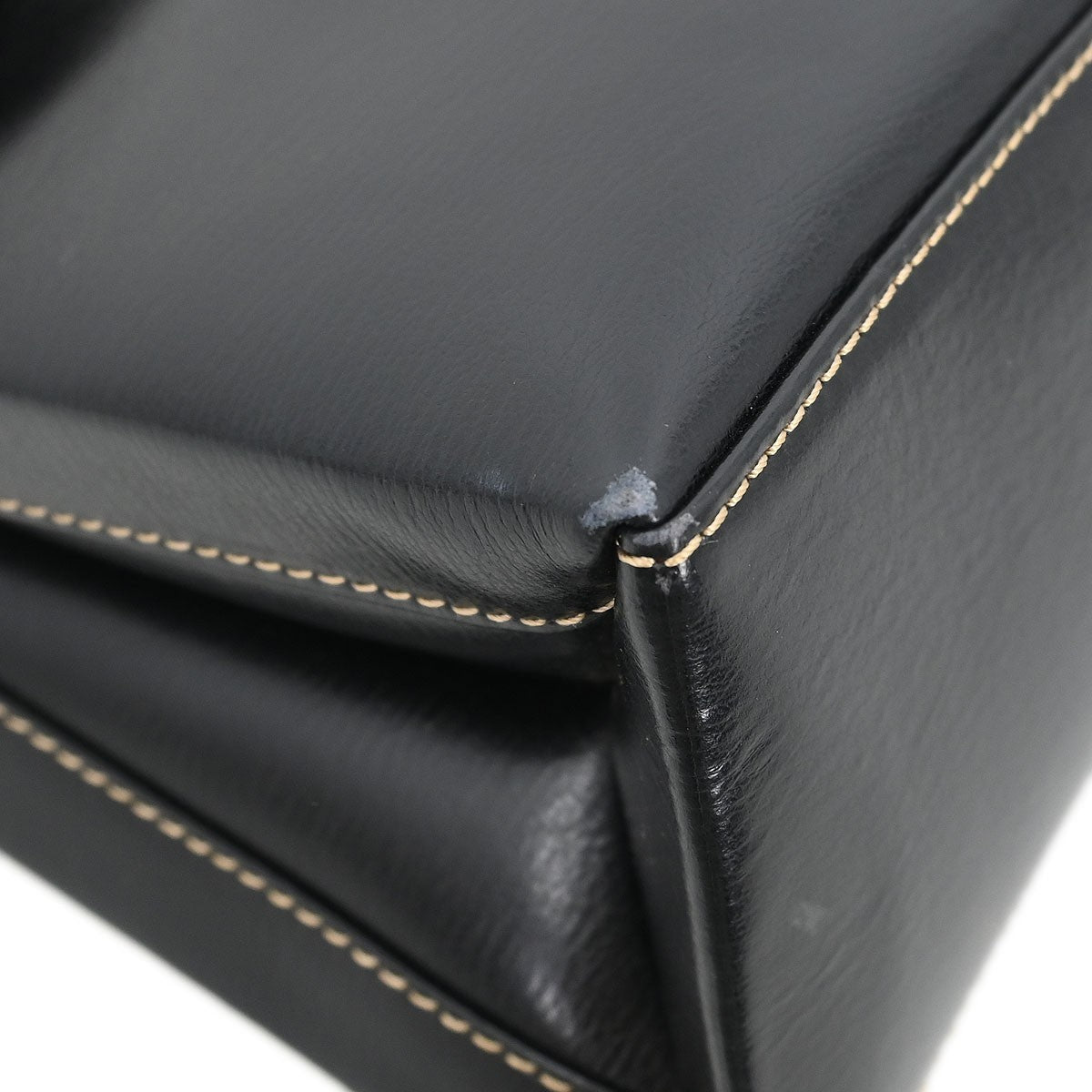 Loewe Vintage Velazquez Top Handle Bag Leather, BLACK, LEATHER, Handbag