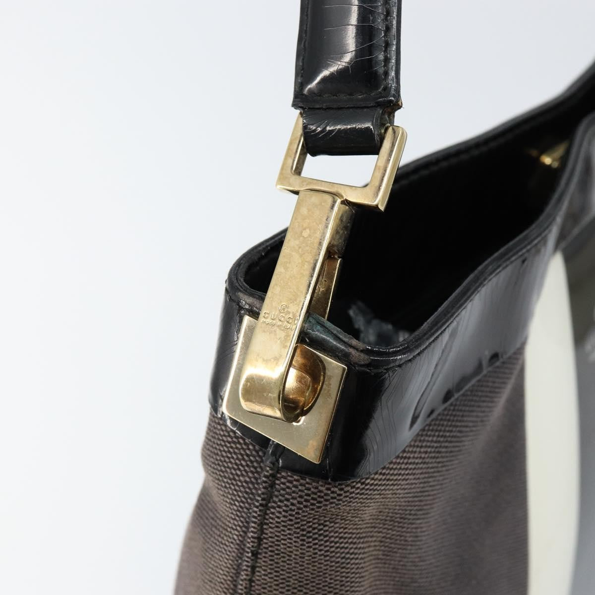 Gucci Sherry line shoulder bag Canvas, BLACK, CANVAS, Shoulder bag