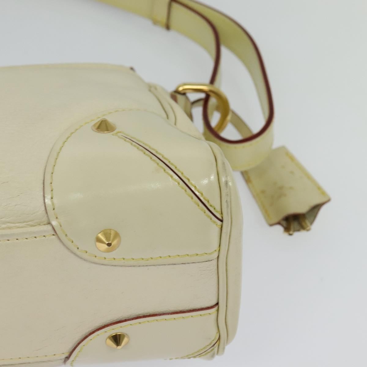 Louis Vuitton Suhali L'Essentiel Handbag Leather, WHITE, LEATHER, Shoulder bag