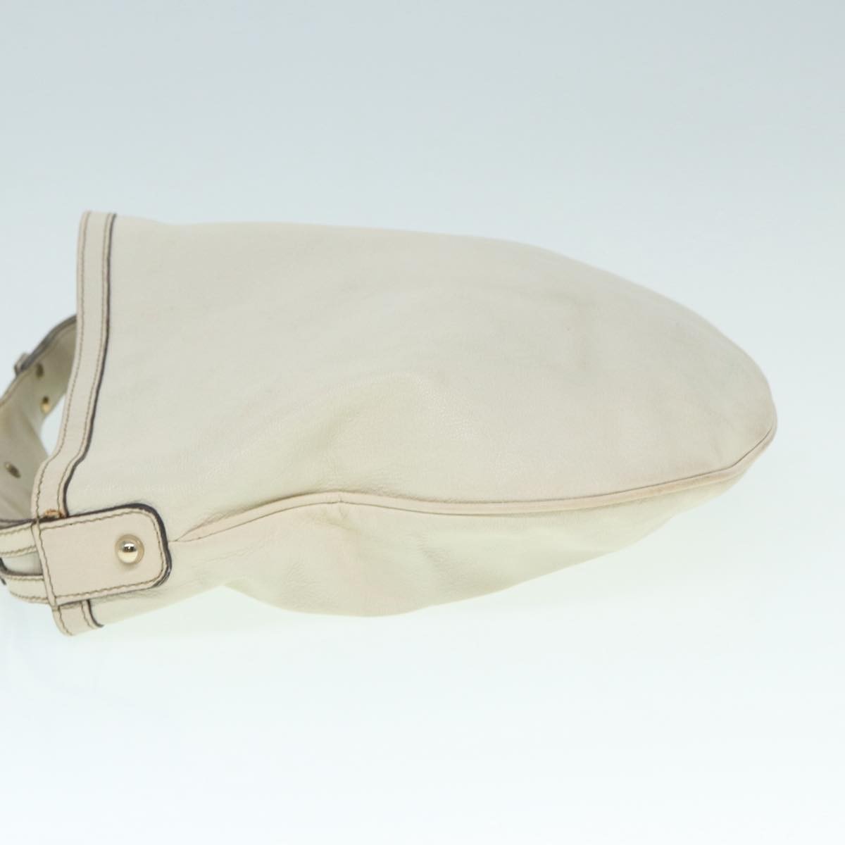Gucci Horsebit Hobo Leather, BEIGE, LEATHER, Shoulder bag