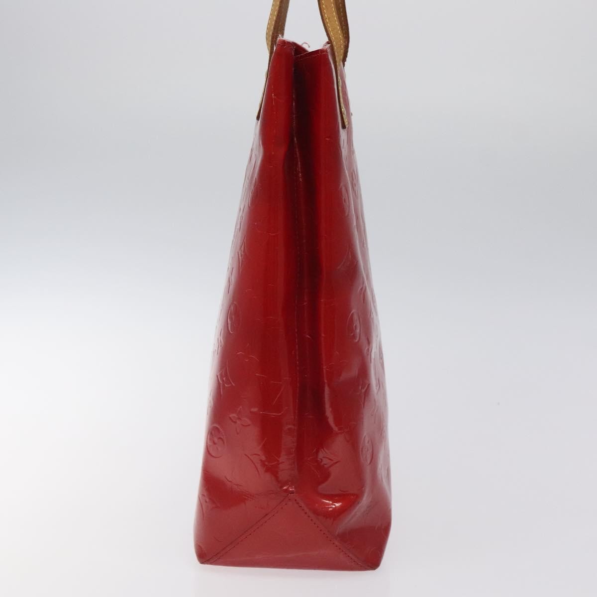 Louis Vuitton Reade Handbag Monogram Vernis, RED, PATENT_LEATHER, Handbag