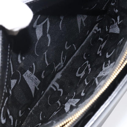 Salvatore Ferragamo Gancini Shoulder Bag Leather, BLACK, LEATHER, Shoulder bag