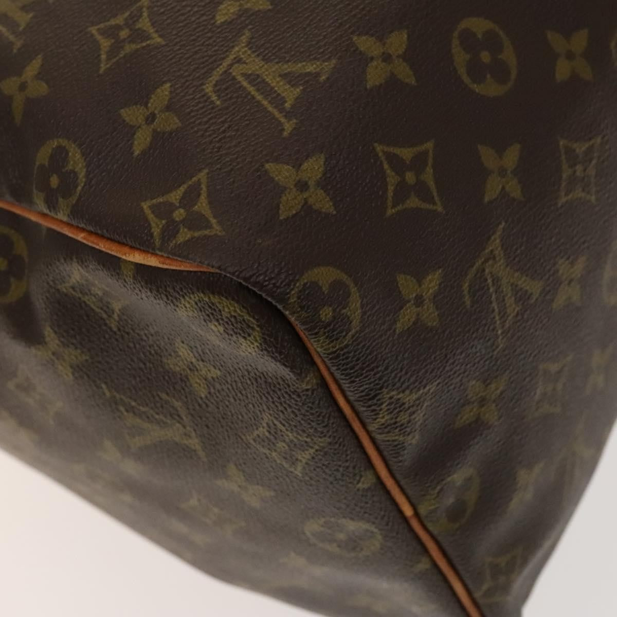 Louis Vuitton Speedy Handbag Monogram Canvas, BROWN, CANVAS, Handbag