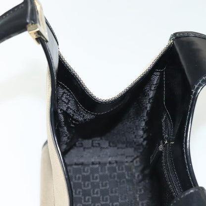 Gucci Jackie Original Shoulder Bag Leather Leather, BEIGE, CANVAS, Shoulder bag