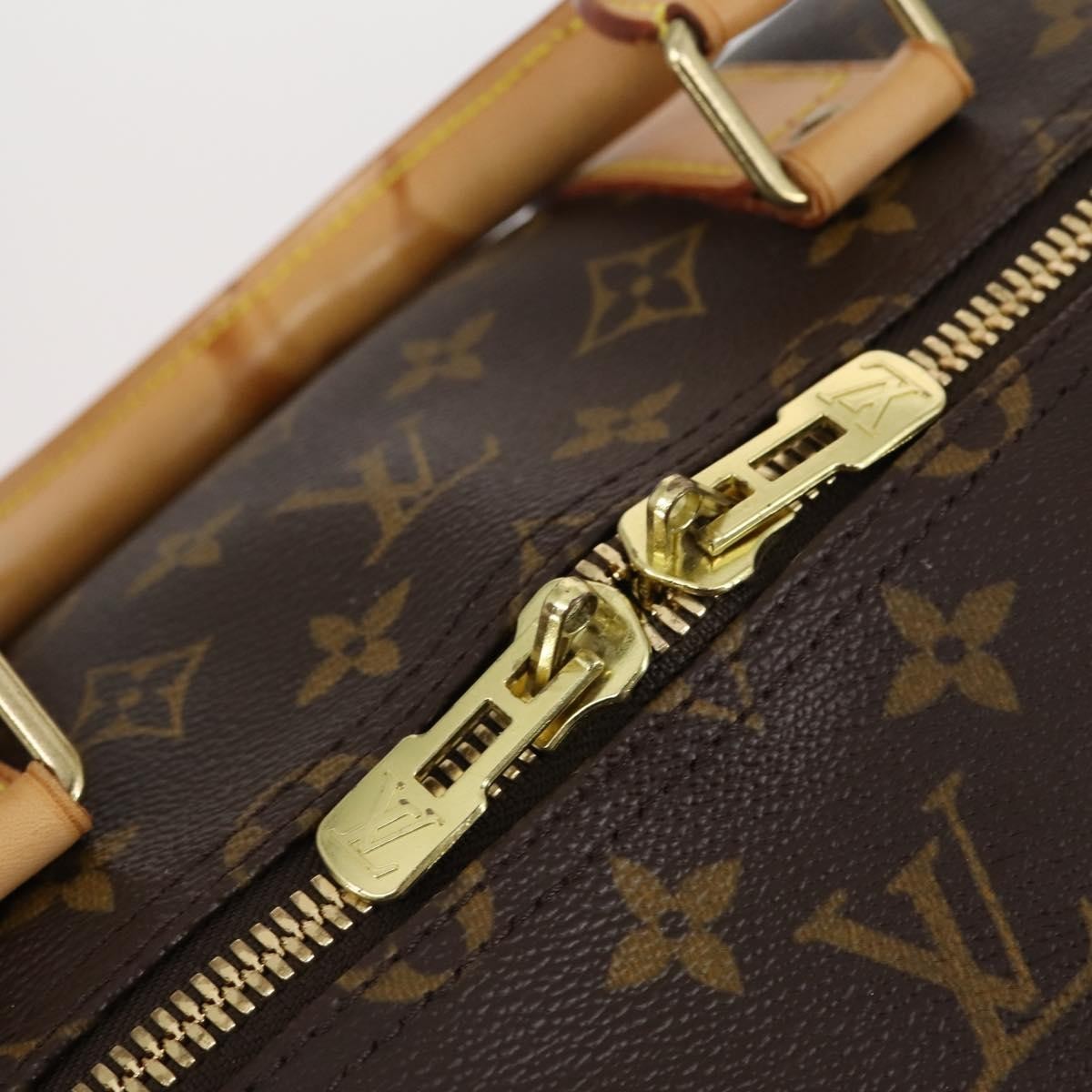 Louis Vuitton Keepall Bag Monogram Canvas, Brown, Canvas, Travel Bag