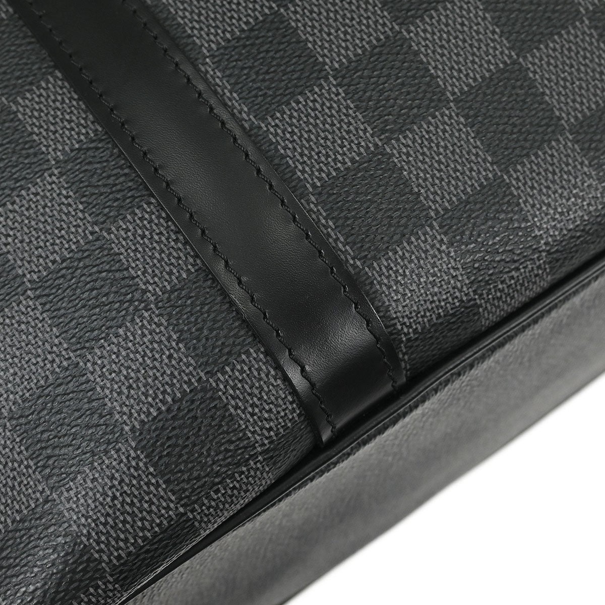 Louis Vuitton Tadao Handbag Damier Graphite, GRAY, CANVAS, Tote bag
