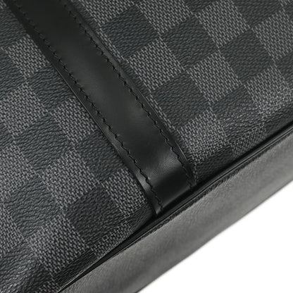 Louis Vuitton Tadao Handbag Damier Graphite, GRAY, CANVAS, Tote bag