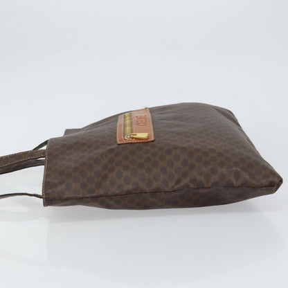 Celine Vintage Macadam Tote bag Canvas, BROWN, CANVAS, Tote bag