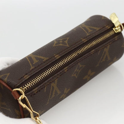 Louis Vuitton Papillon Pochette Monogram Canvas, BROWN, CANVAS, Clutche & pouche