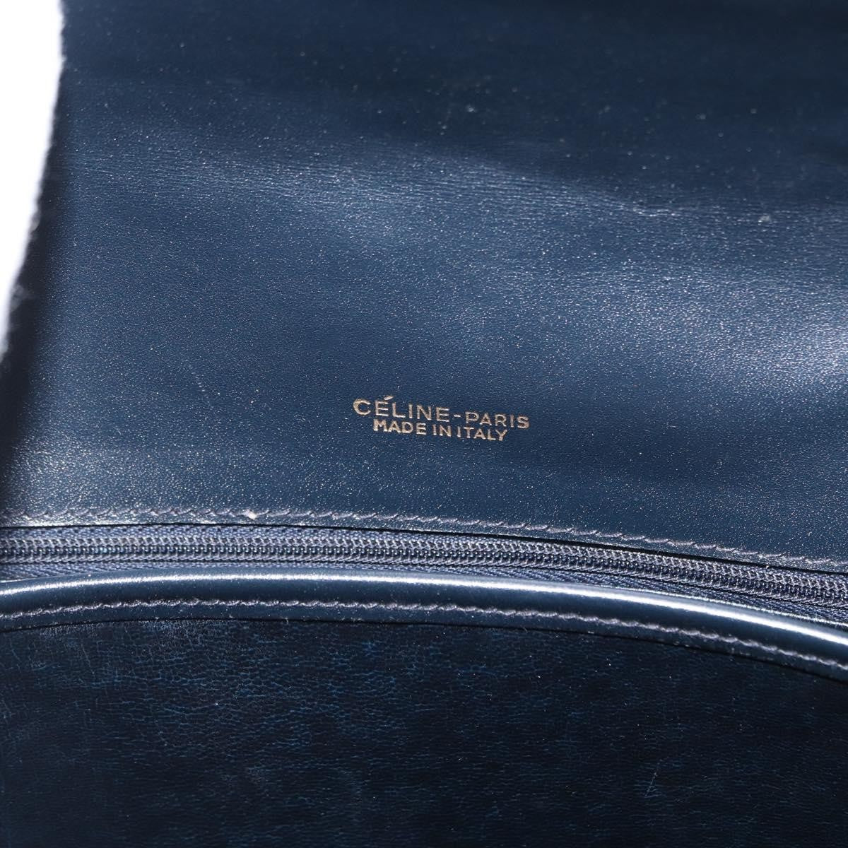 Celine C Sulky Shoulder bag Canvas, NAVY, CANVAS, Shoulder bag