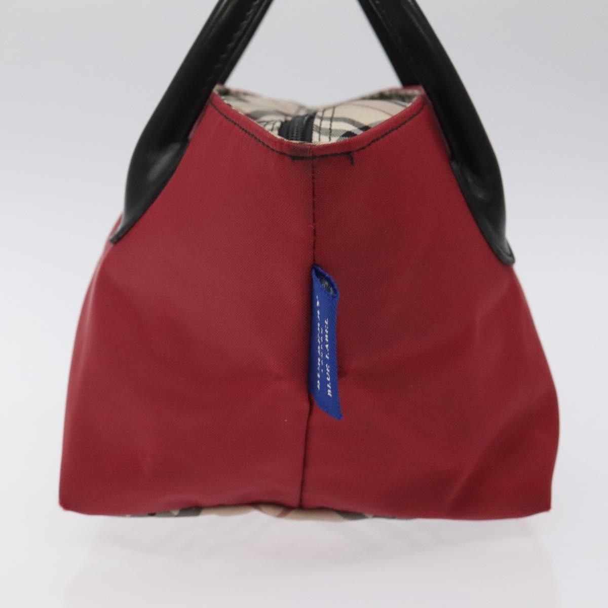 Burberry Nova Check Tote Nylon, RED, NYLON, Tote bag