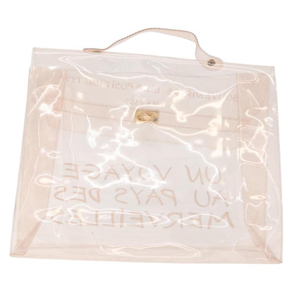Hermes Kelly Souvenir Bag Vinyl, Clear, Plastic, Handbag