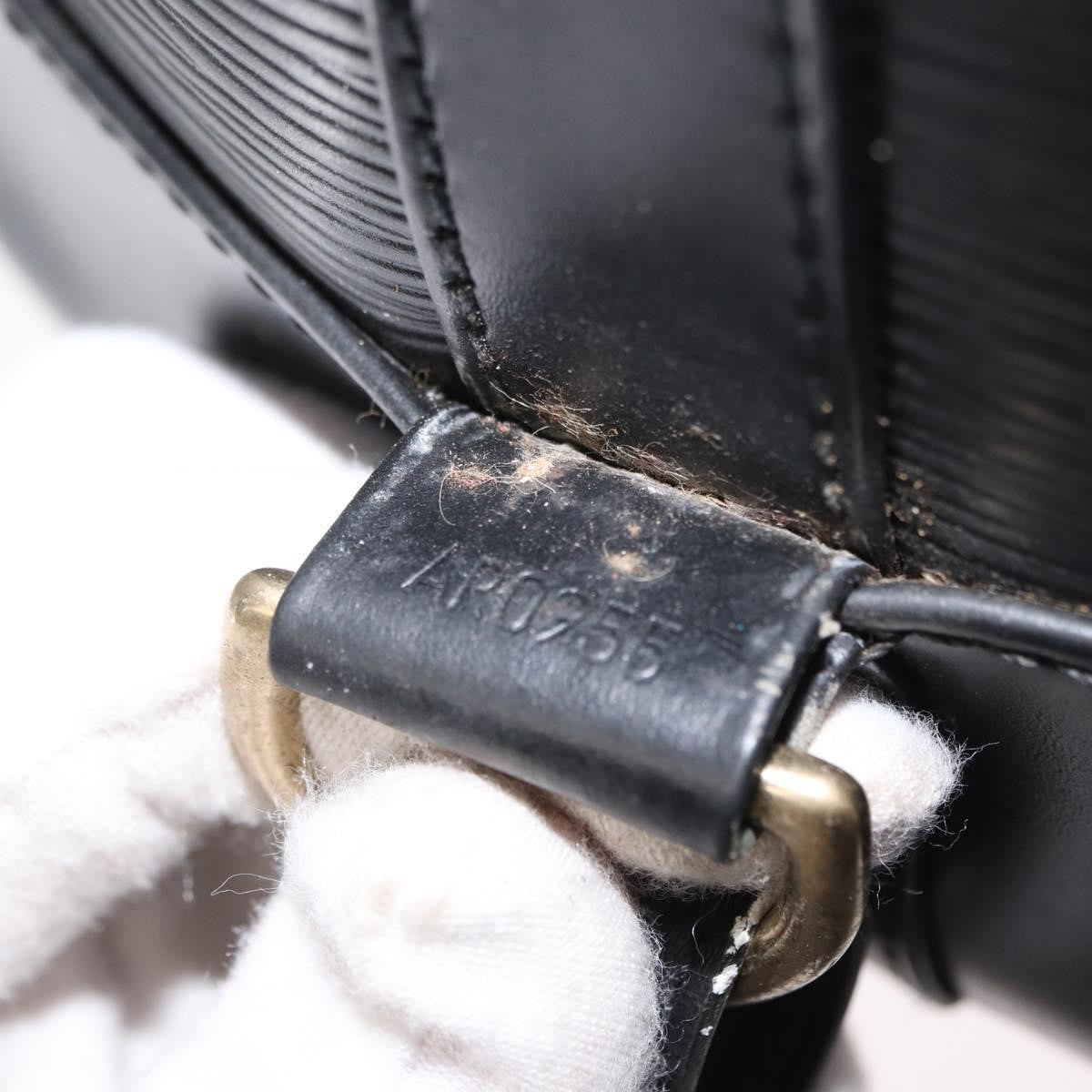 Louis Vuitton Randonnee Backpack Epi Leather, Black, Leather, Shoulder Bag