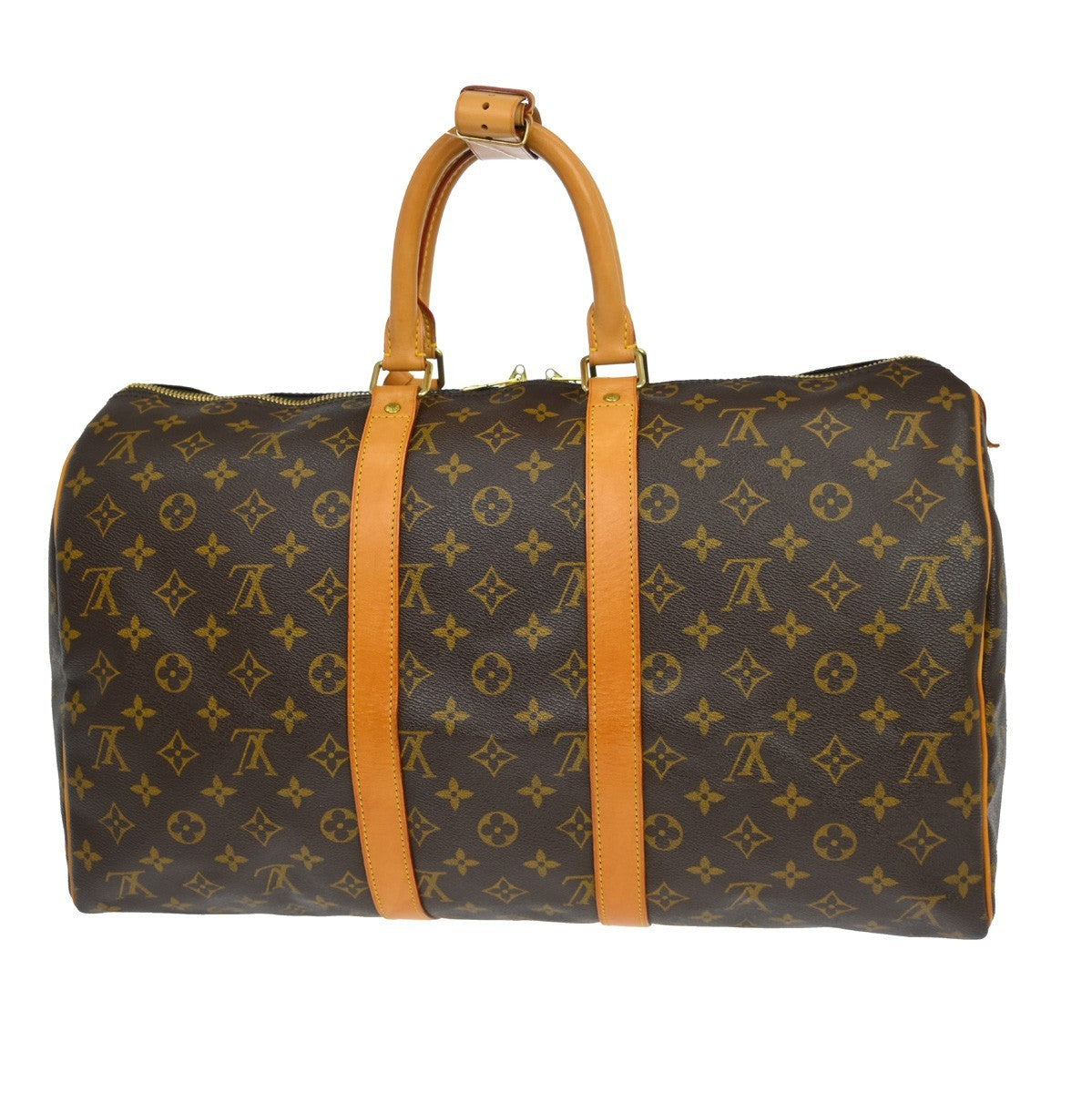 Louis Vuitton Keepall Bag Monogram Canvas, Brown, Canvas, Travel Bag