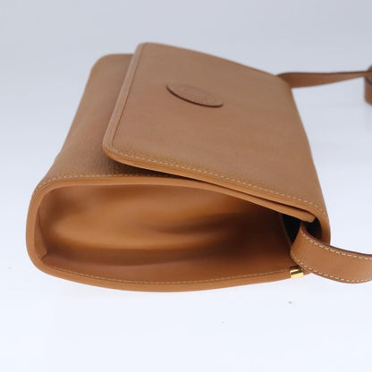 Gucci Vintage Shoulder Bag Leather, BEIGE, LEATHER, Shoulder bag