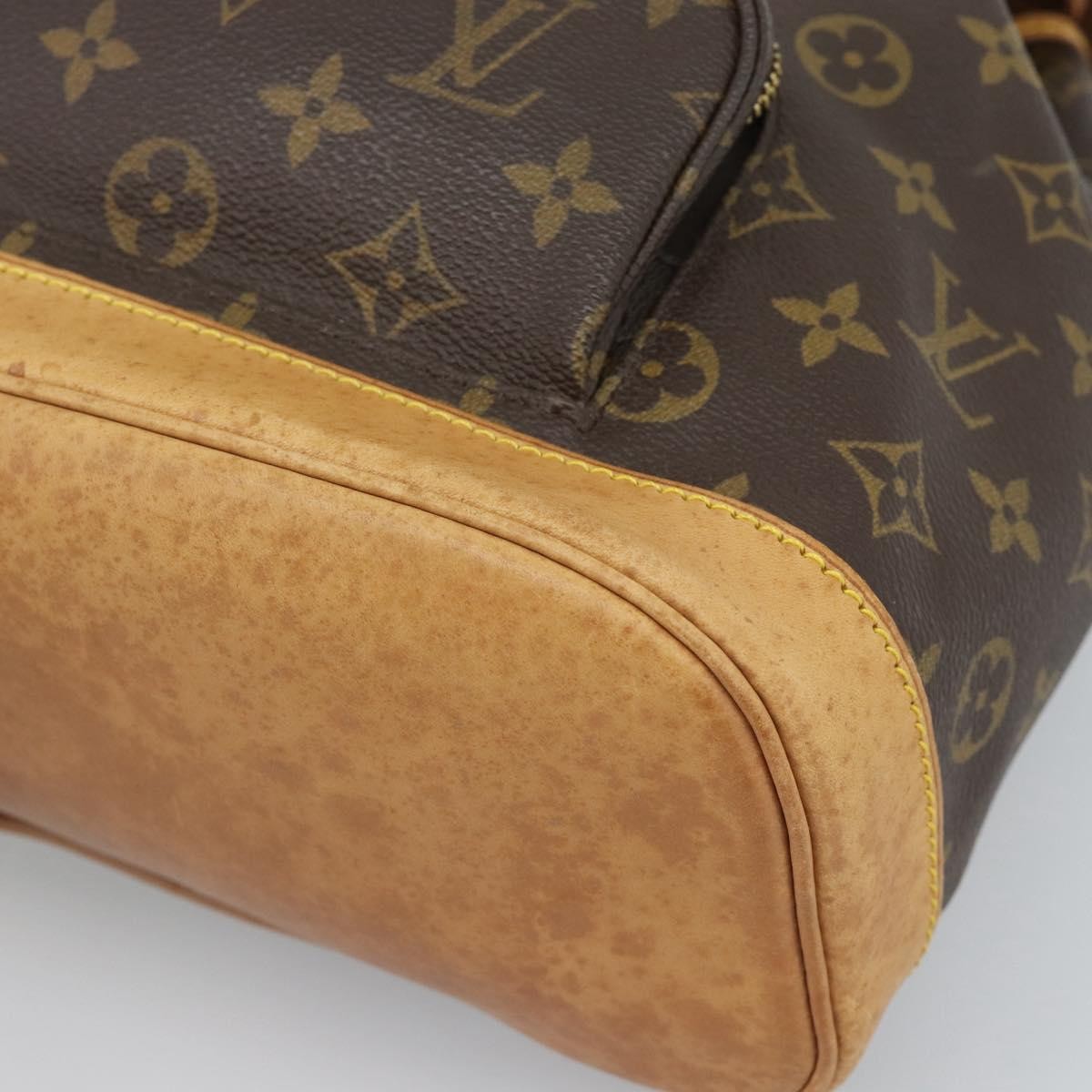 Louis Vuitton Vintage Montsouris Backpack Monogram Canvas, Brown, Canvas, Backpack