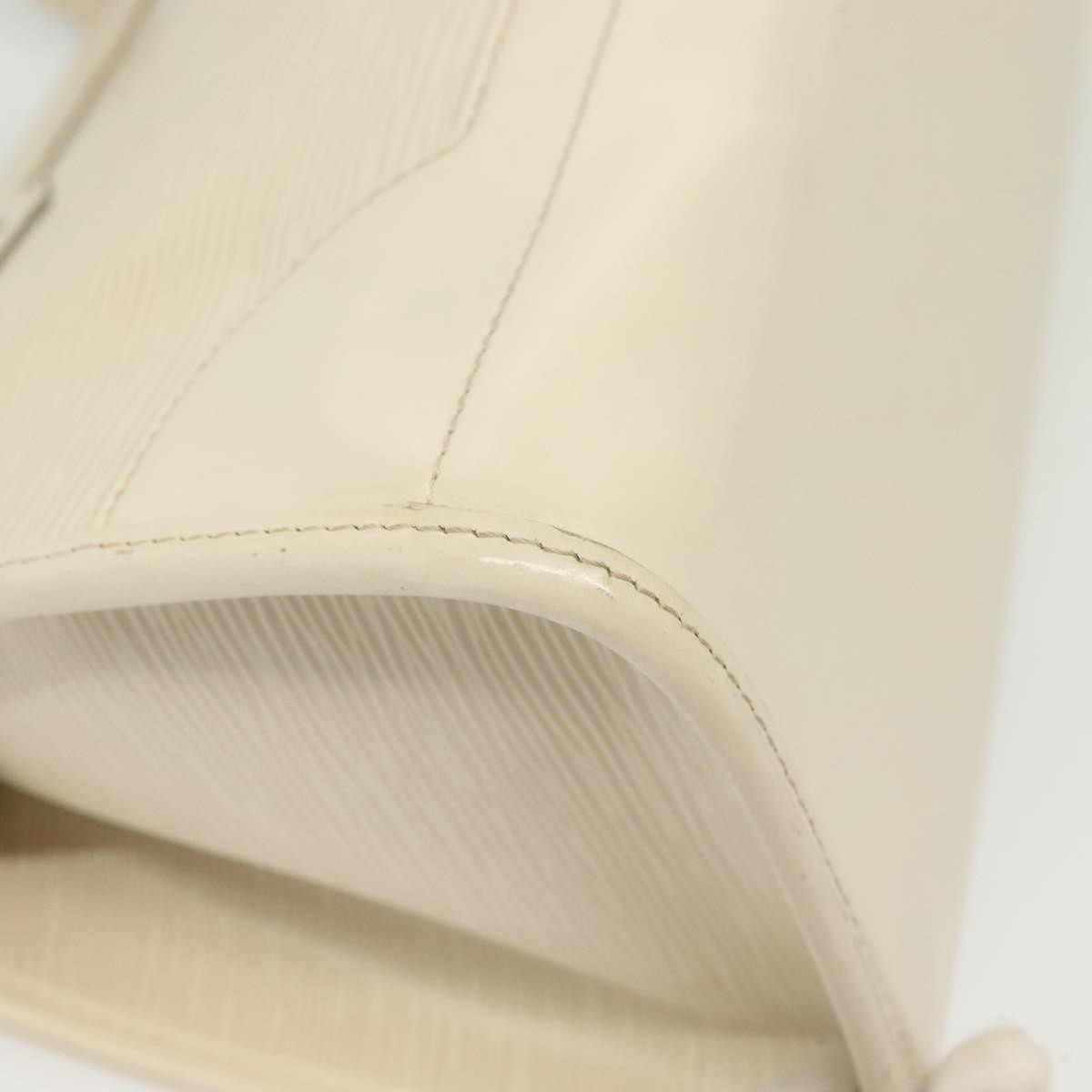 Louis Vuitton Madeleine Handbag Epi Leather, WHITE, LEATHER, Handbag