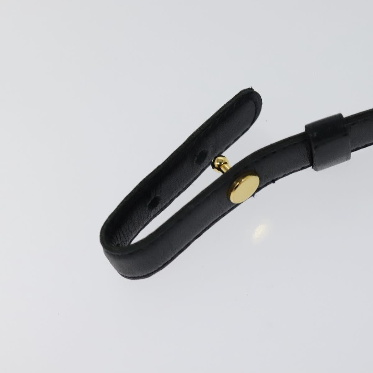 Chanel CC Belt Leather, BLACK, LEATHER, Belts