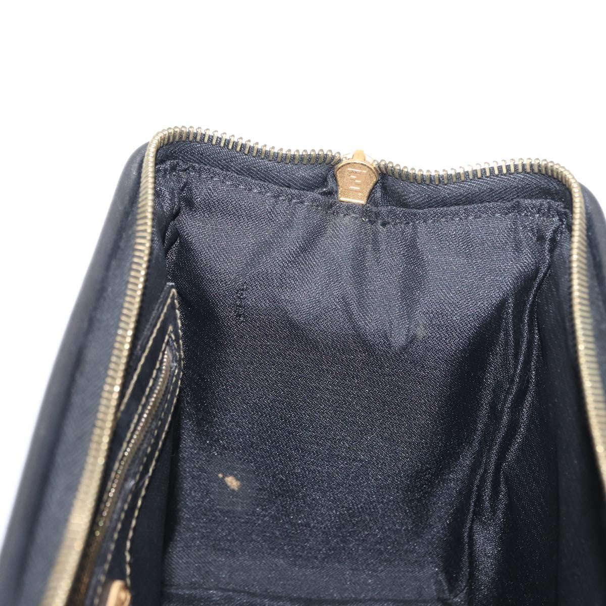 Fendi Vintage Pequin Convertible Boston Bag Coated Canvas, BROWN, CANVAS, Travel bag