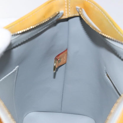 Louis Vuitton Houston Handbag Monogram Vernis, YELLOW, PATENT_LEATHER, Handbag