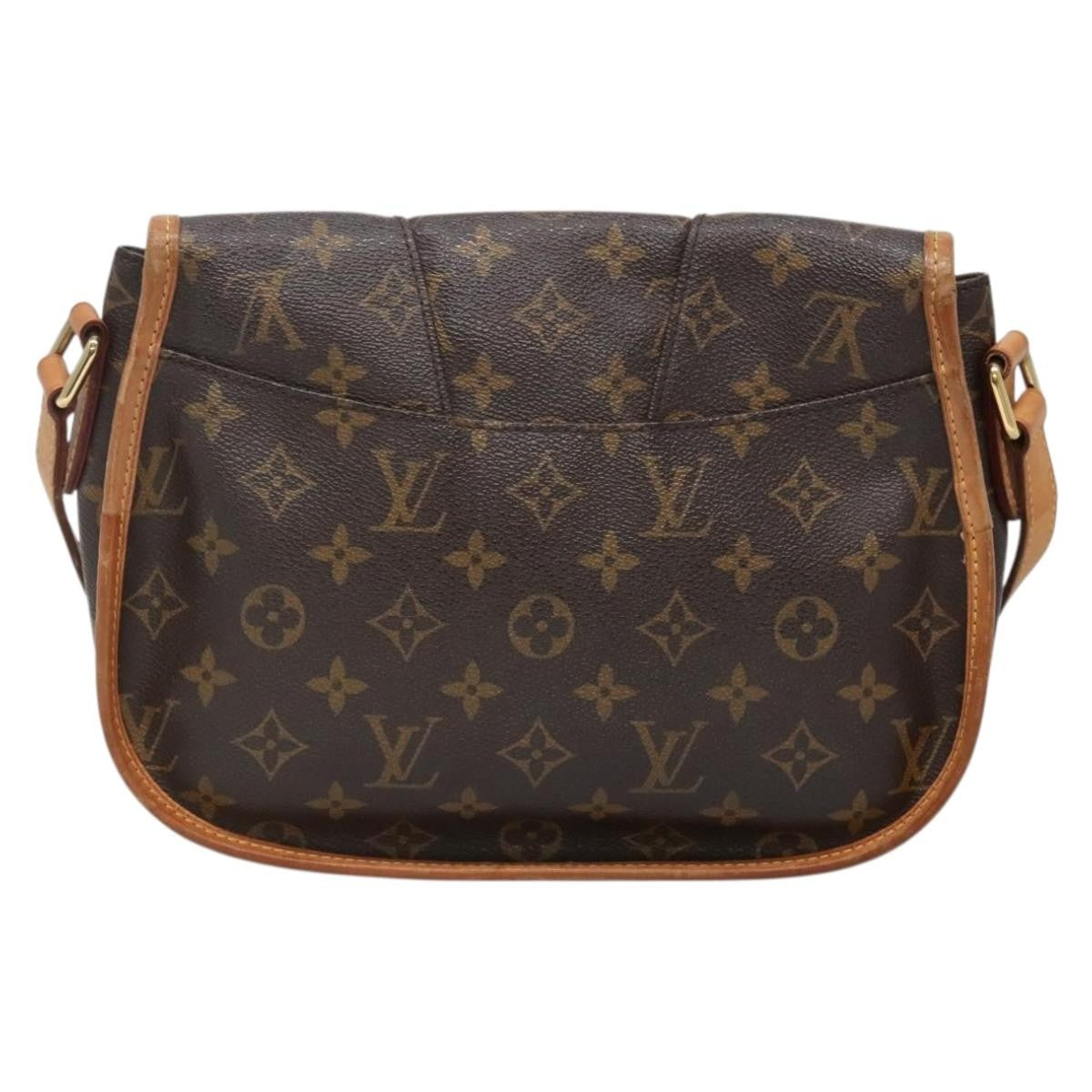 Louis Vuitton Menilmontant Handbag Monogram Canvas, BROWN, CANVAS, Shoulder bag