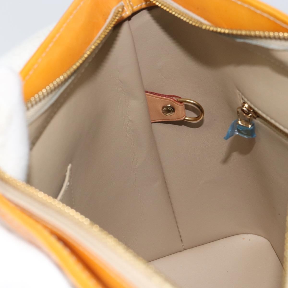 Louis Vuitton Houston Handbag Monogram Vernis, BEIGE, PATENT_LEATHER, Handbag