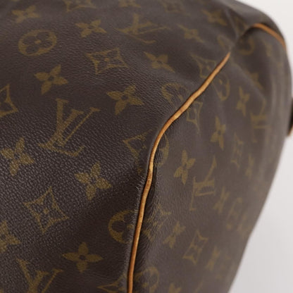 Louis Vuitton Keepall Bag Monogram Canvas, BROWN, CANVAS, Travel bag